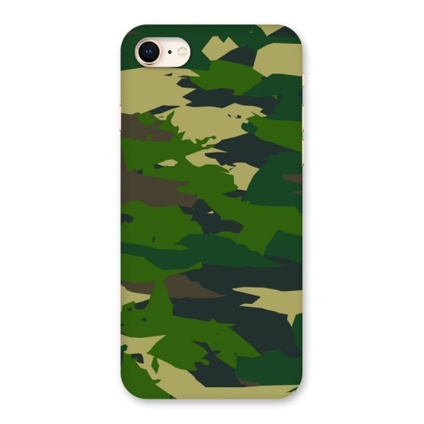 Green Camouflage Army Back Case for iPhone 8