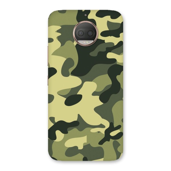 Green Military Pattern Back Case for Moto G5s Plus