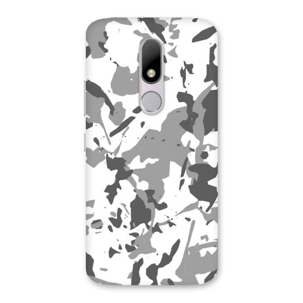 Grey Camouflage Army Back Case for Moto M