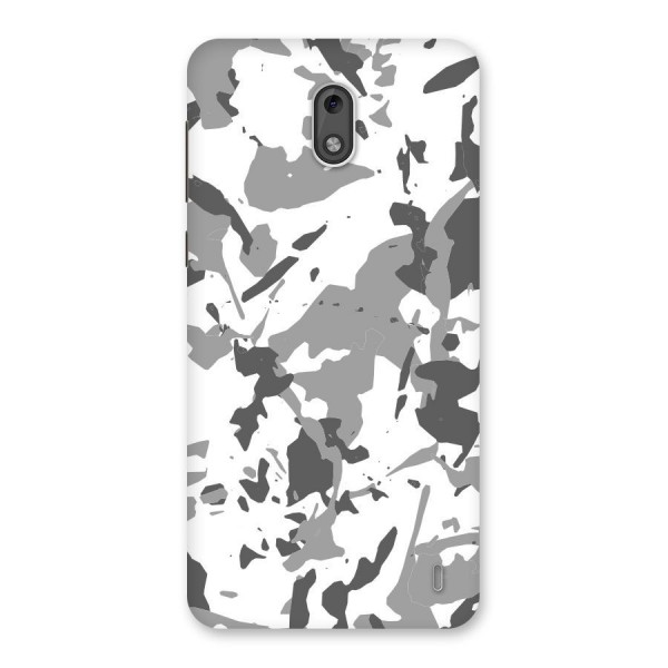 Grey Camouflage Army Back Case for Nokia 2