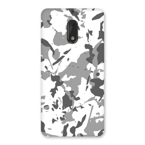 Grey Camouflage Army Back Case for Nokia 6