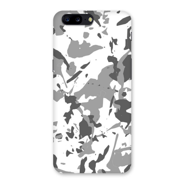Grey Camouflage Army Back Case for OnePlus 5
