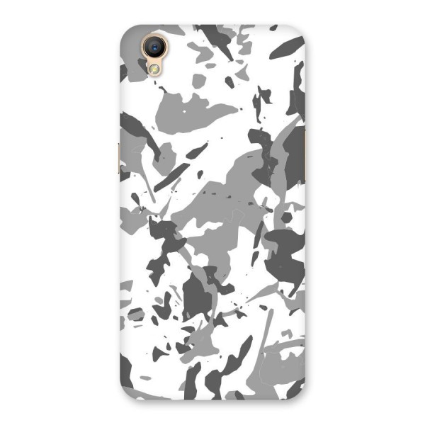 Grey Camouflage Army Back Case for Oppo A37