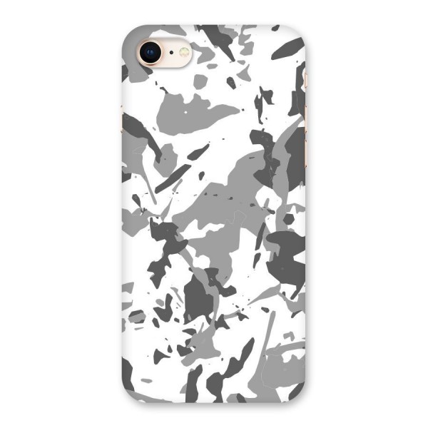 Grey Camouflage Army Back Case for iPhone 8