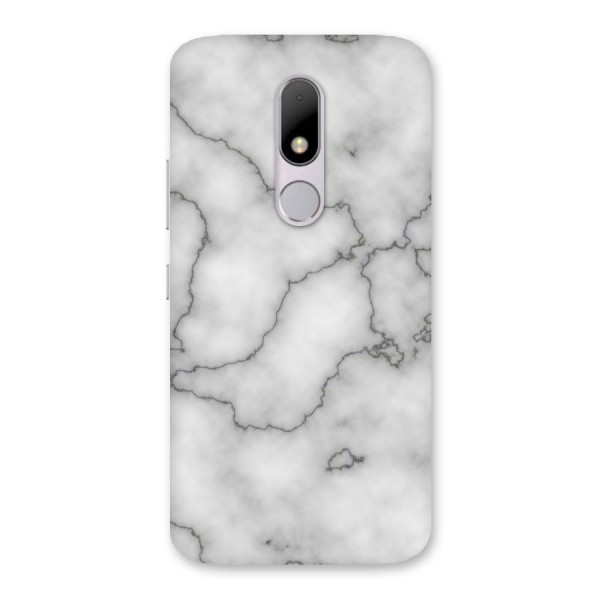 Grey Marble Back Case for Moto M