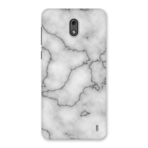 Grey Marble Back Case for Nokia 2