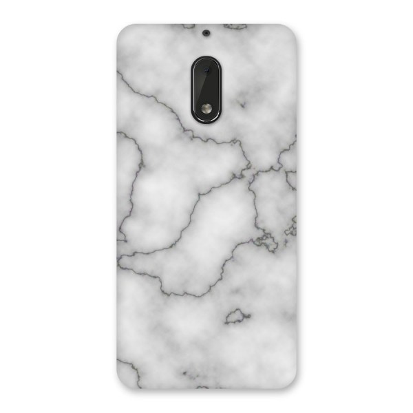 Grey Marble Back Case for Nokia 6