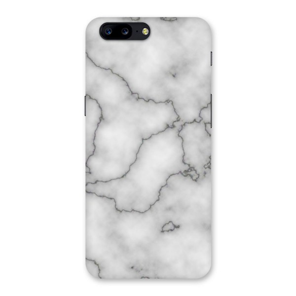 Grey Marble Back Case for OnePlus 5