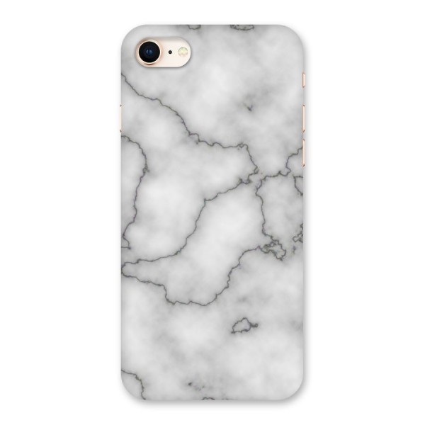 Grey Marble Back Case for iPhone 8