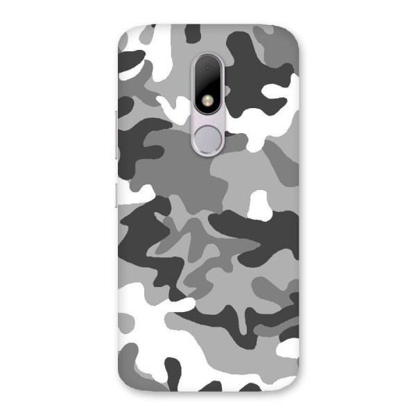 Grey Military Back Case for Moto M