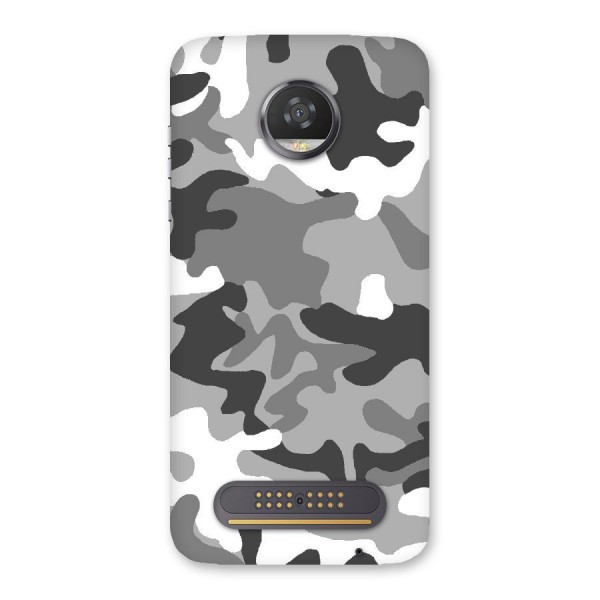 Grey Military Back Case for Moto Z2 Play