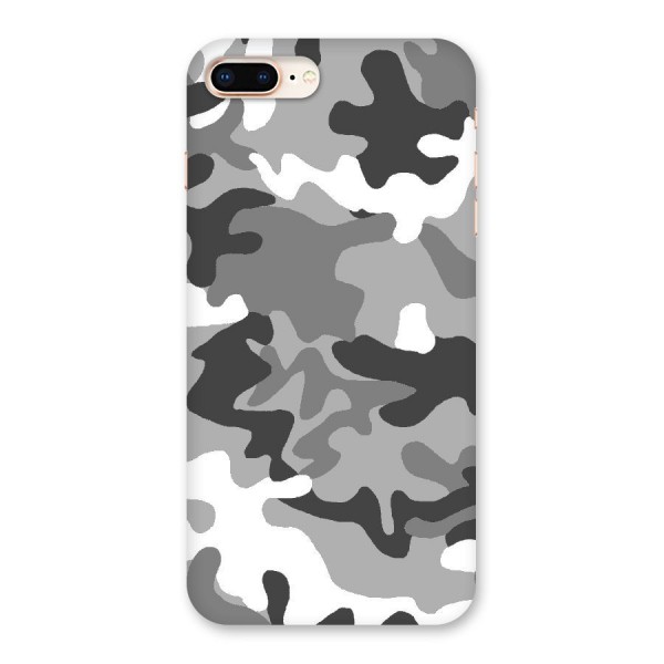 Grey Military Back Case for iPhone 8 Plus