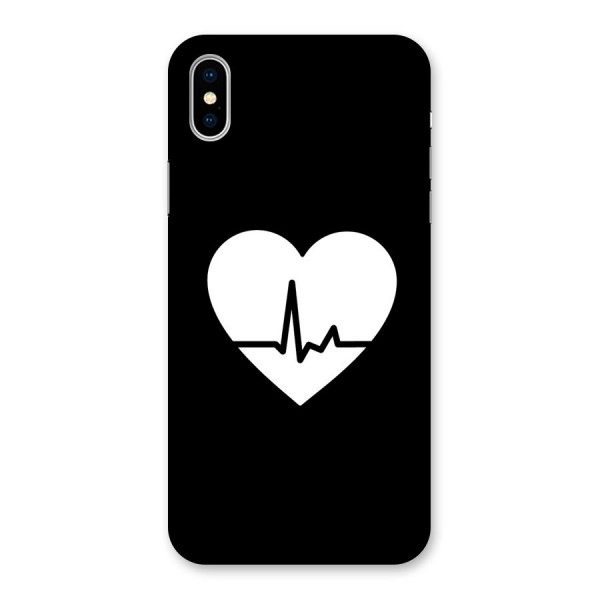 Heart Beat Back Case for iPhone X