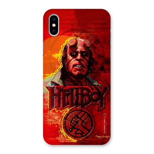 Hellboy Artwork Back Case for iPhone X
