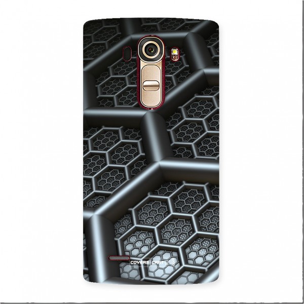 Hexa Black Abstract Back Case for LG G4