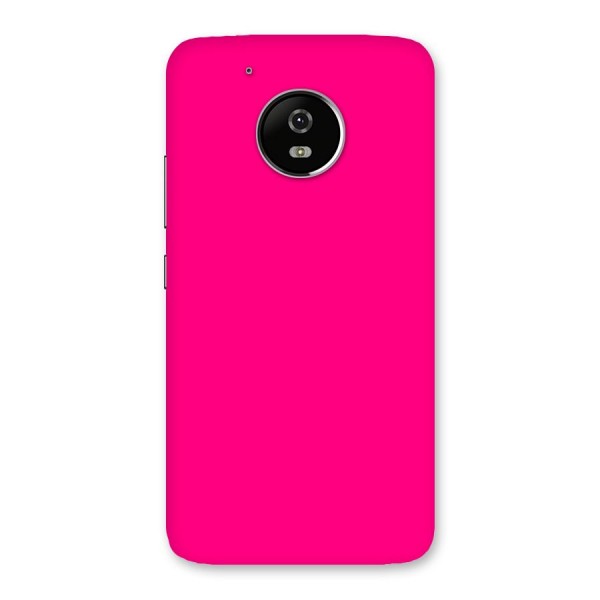 Hot Pink Back Case for Moto G5