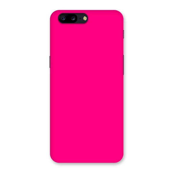 Hot Pink Back Case for OnePlus 5