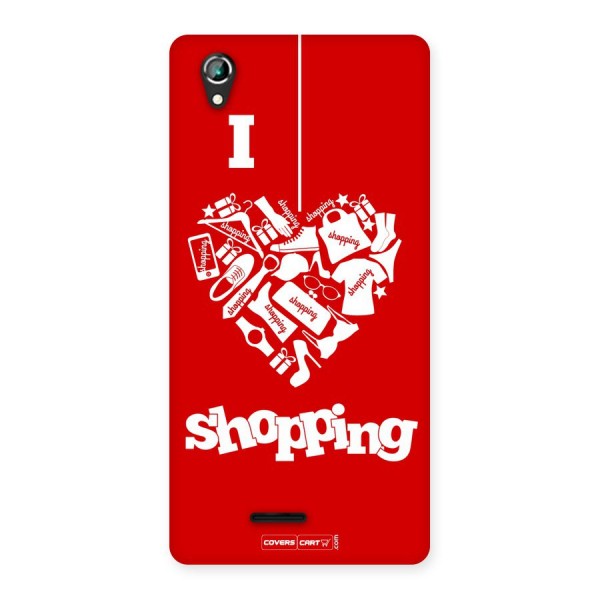 I Love Shopping Back Case for Lava Iris 800