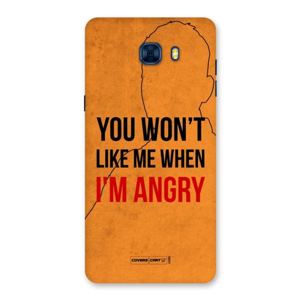 I m Angry Back Case for Galaxy C7 Pro