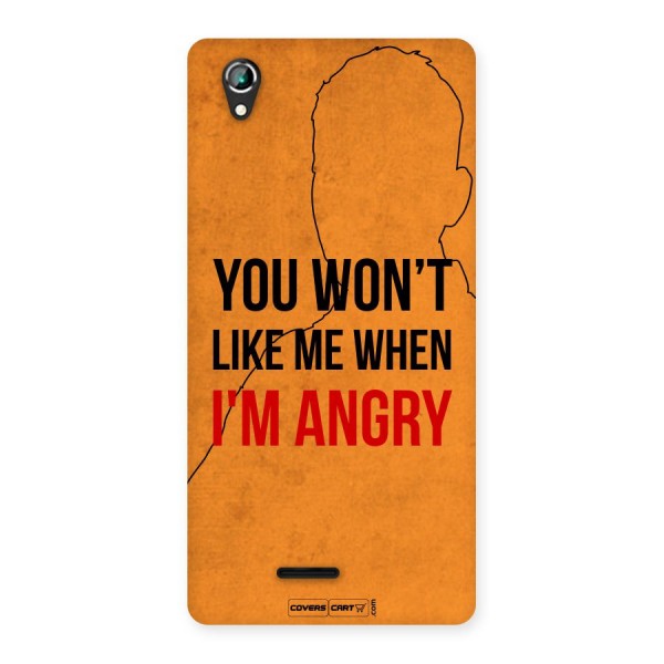 I m Angry Back Case for Lava Iris 800