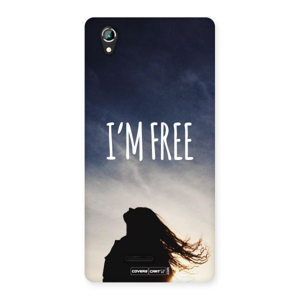 I m Free Back Case for Lava Iris 800
