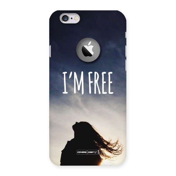 I m Free Back Case for iPhone 6 Logo Cut