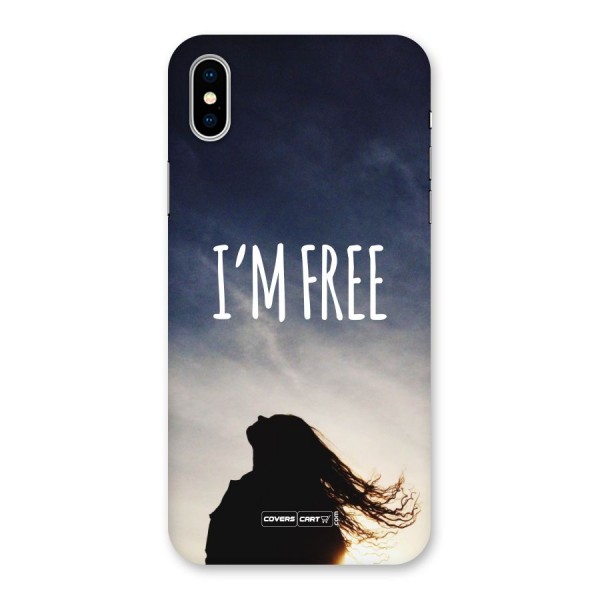 I m Free Back Case for iPhone X