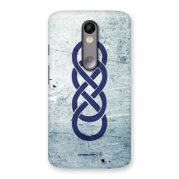 Double Infinity Rough Back Case for Moto X Force