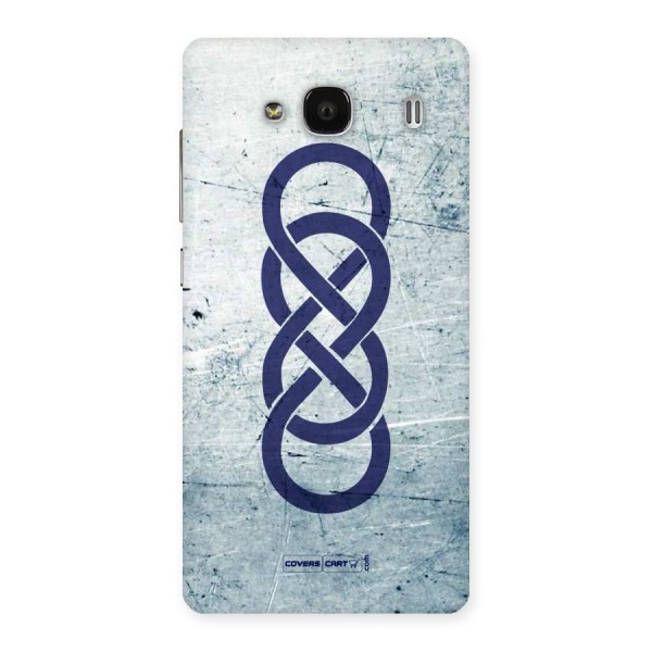 Double Infinity Rough Back Case for Redmi 2 Prime