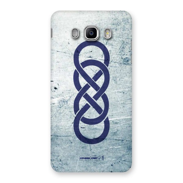 Double Infinity Rough Back Case for Samsung Galaxy J5 2016