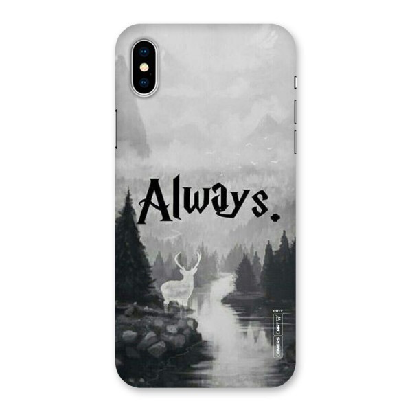 Invisible Deer Back Case for iPhone X