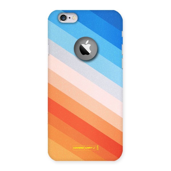 Jazzy Pattern Back Case for iPhone 6 Logo Cut
