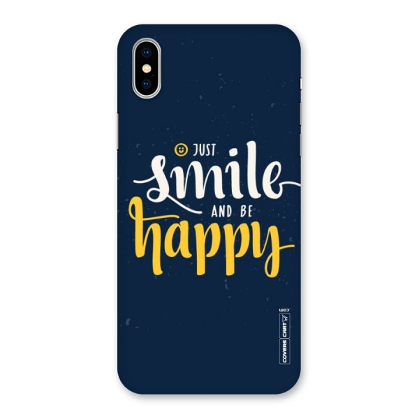 Just Smile Back Case for iPhone X