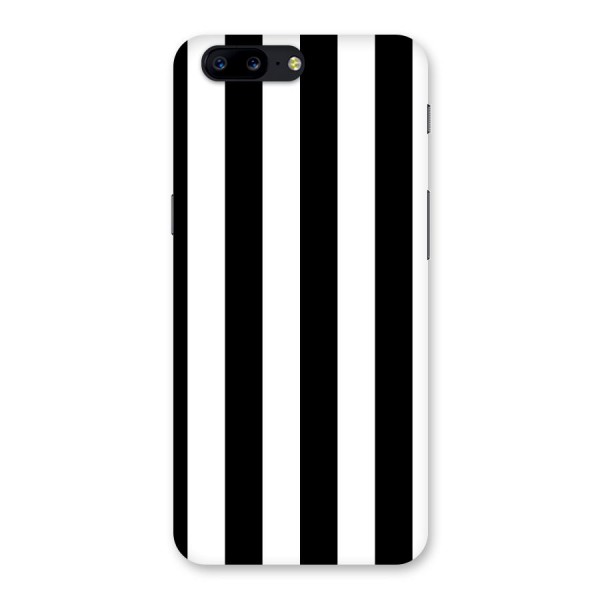 Lavish Black Stripes Back Case for OnePlus 5