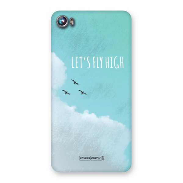 Lets Fly High Back Case for Canvas Fire 4