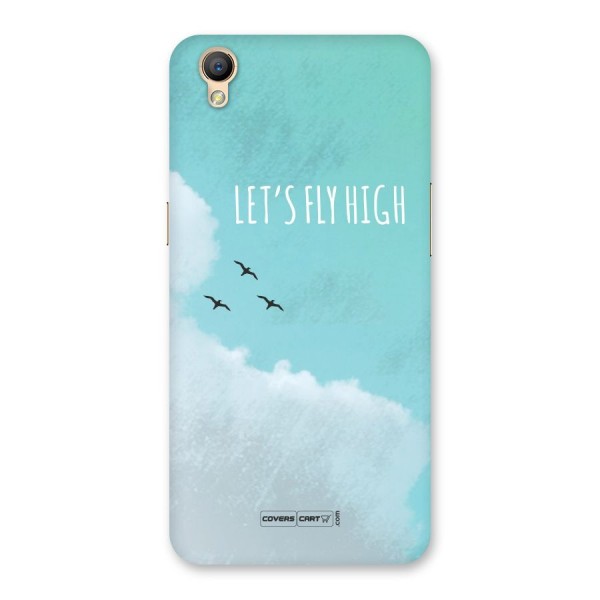 Lets Fly High Back Case for Oppo A37
