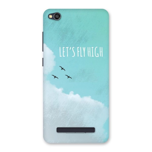 Lets Fly High Back Case for Redmi 4A