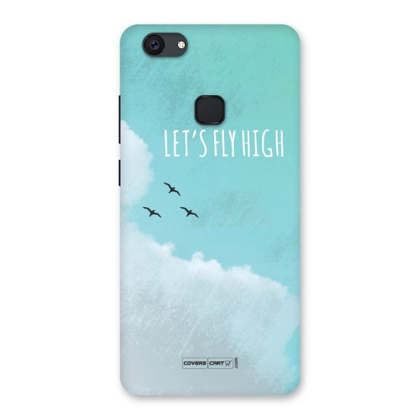 Lets Fly High Back Case for Vivo V7 Plus