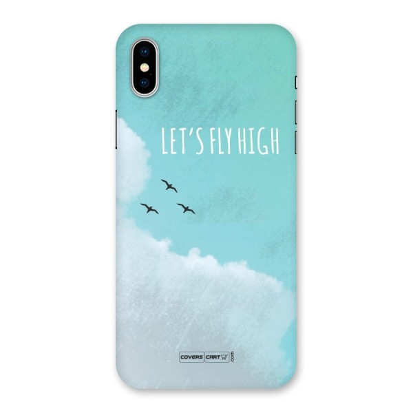 Lets Fly High Back Case for iPhone X