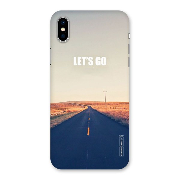 Lets Wander Back Case for iPhone X