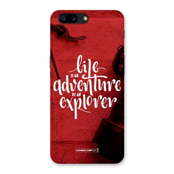 Life Adventure Explorer Back Case for OnePlus 5