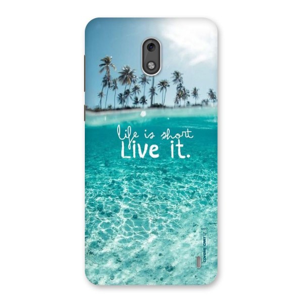 Life Is Short Back Case for Nokia 2