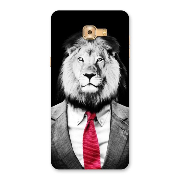 Lion with Red Tie Back Case for Galaxy C9 Pro