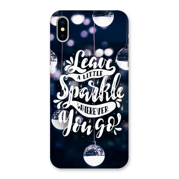 Little Spark Back Case for iPhone X