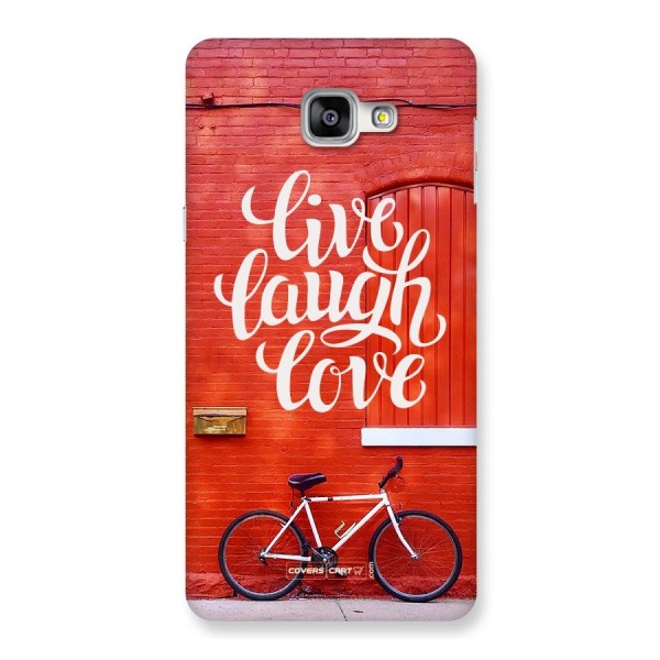Live Laugh Love Back Case for Galaxy A9