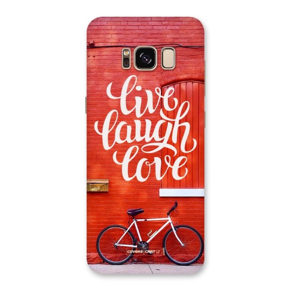 Live Laugh Love Back Case for Galaxy S8