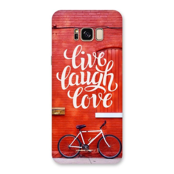 Live Laugh Love Back Case for Galaxy S8 Plus