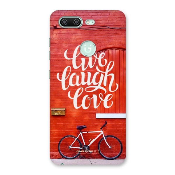 Live Laugh Love Back Case for Gionee S10