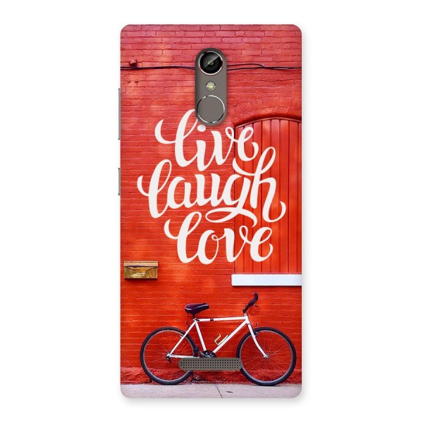 Live Laugh Love Back Case for Gionee S6s