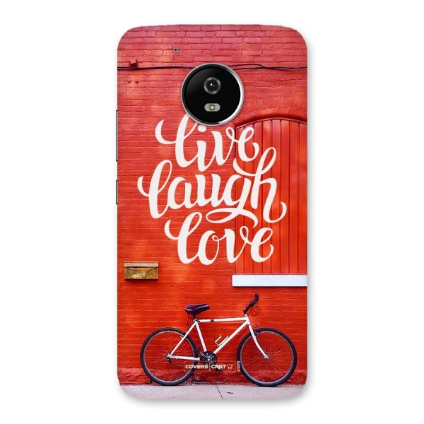 Live Laugh Love Back Case for Moto G5